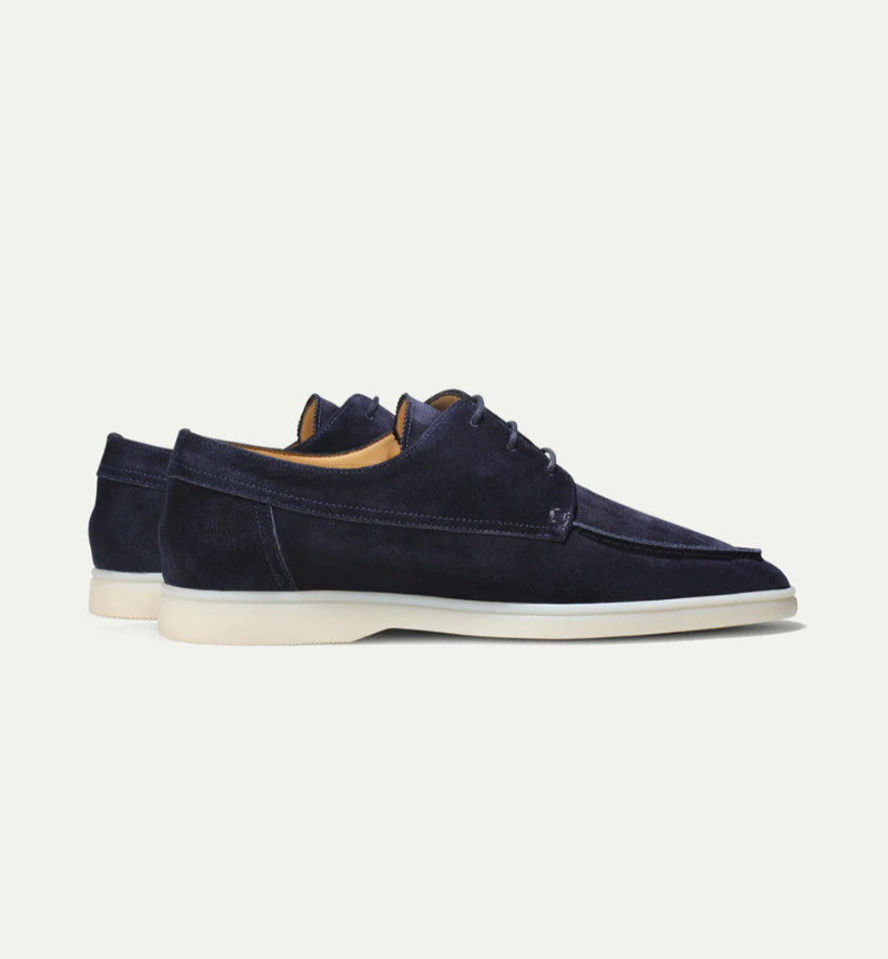 Wildleder Loafer Mit Spitze Für Männer