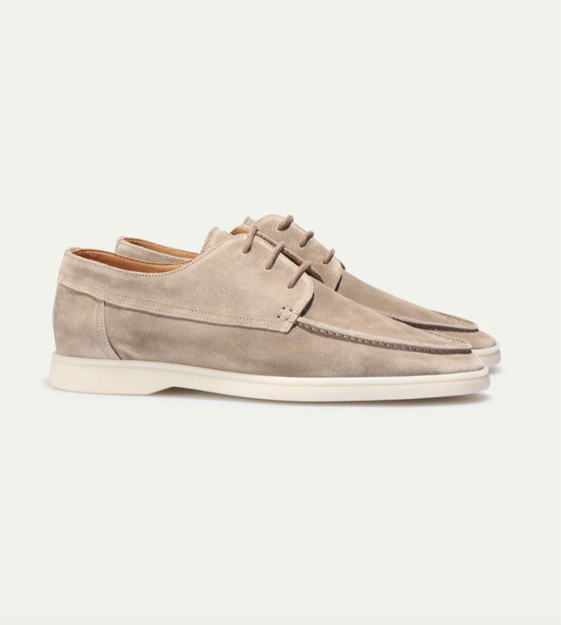 Wildleder Loafer Mit Spitze Für Männer