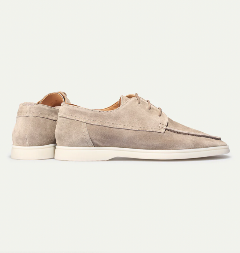 Wildleder Loafer Mit Spitze Für Männer