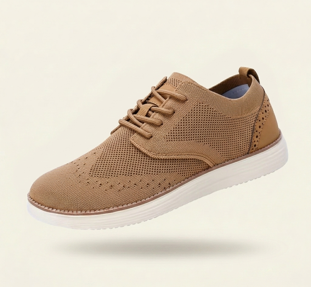 Meinemog Herren Oxford-Sneaker – Business trifft Komfort