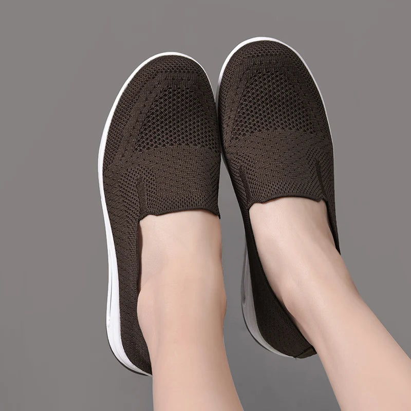 Damen Walkingschuhe mit Air-Cushion – Dick & Bequem