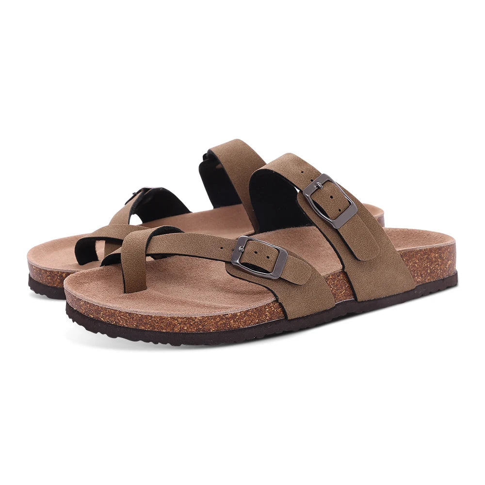 Comwarm Kork-Sandalen Unisex – Weich, Rutschfest & Sommerlich