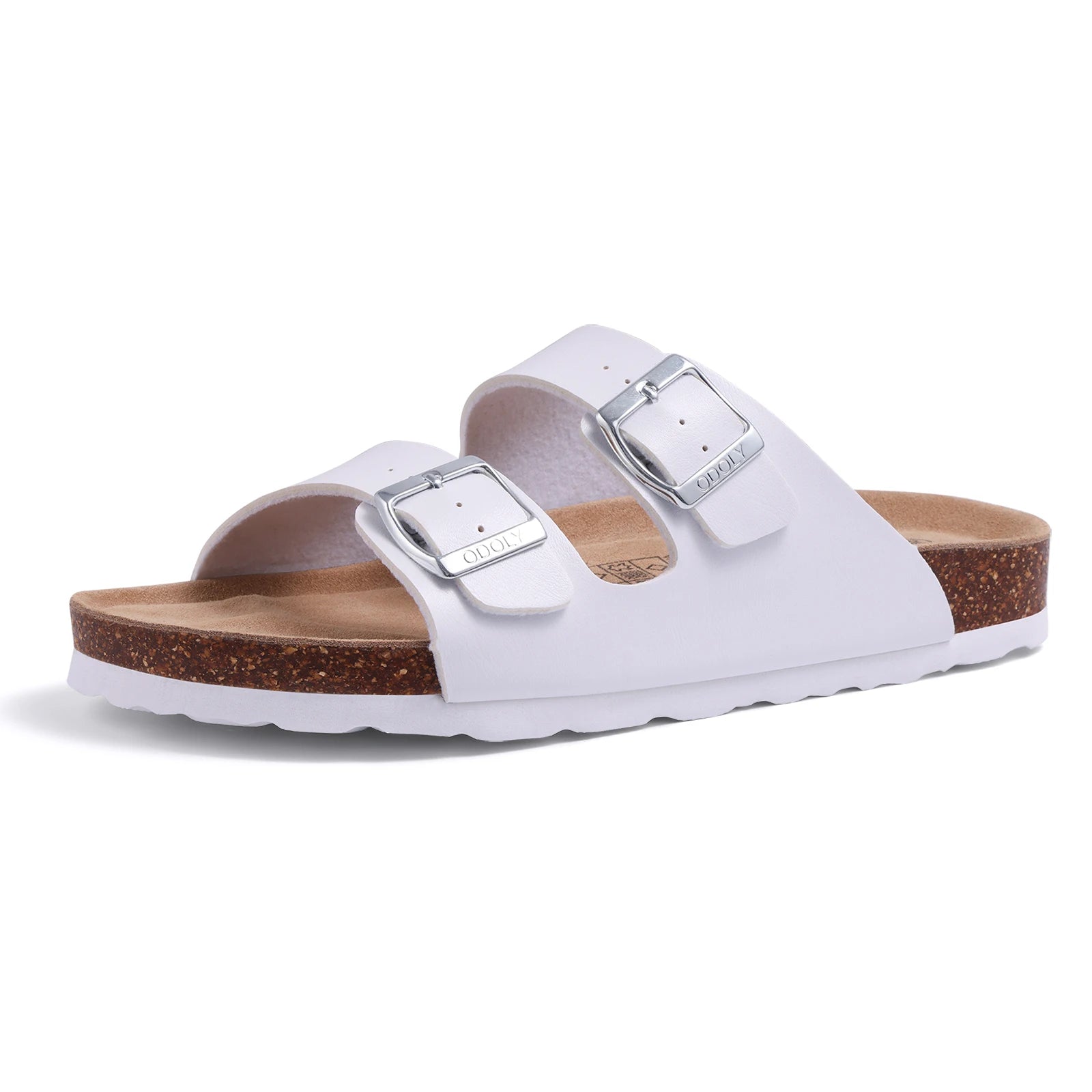 Asgard Damen Kork-Clogs mit Doppelschnalle – Bogengewölbeunterstützung
