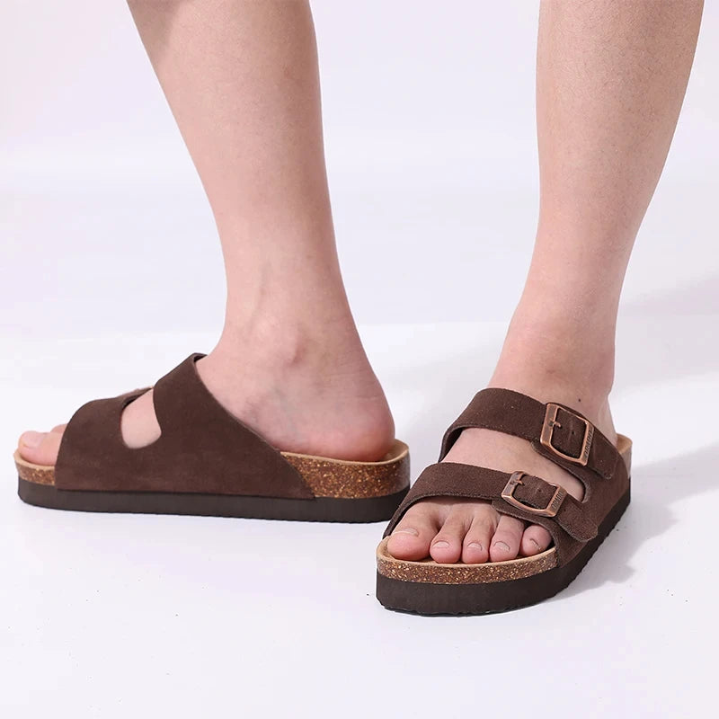 Comwarm Kork-Sandalen Unisex – Weich, Rutschfest & Sommerlich