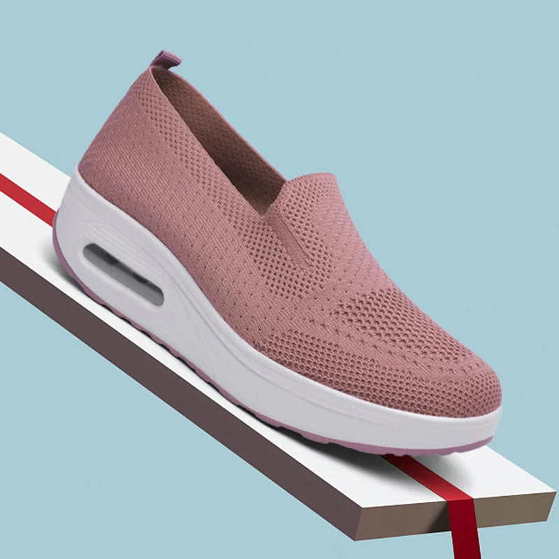 Damen Walkingschuhe mit Air-Cushion – Dick & Bequem