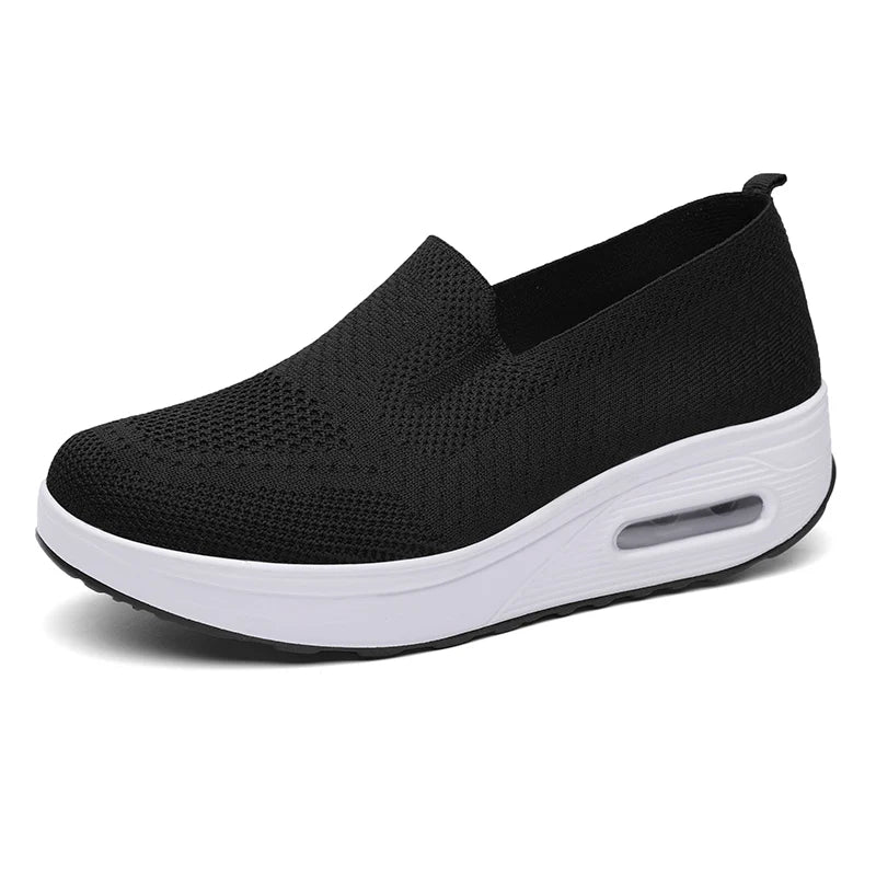Damen Walkingschuhe mit Air-Cushion – Dick & Bequem