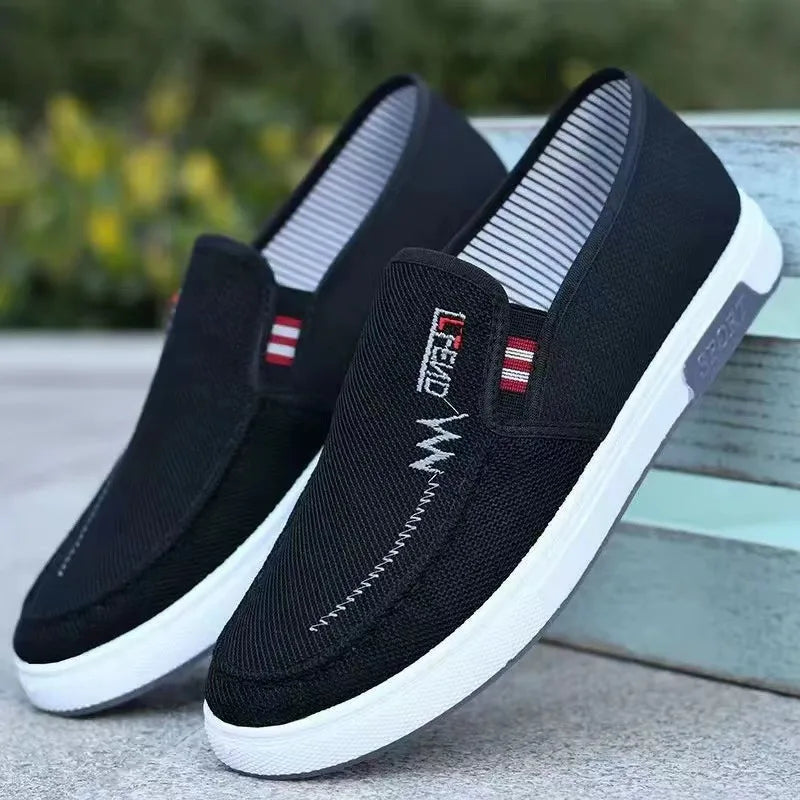 Herren Canvas Slip-On Sneaker – Leicht & Flexibel