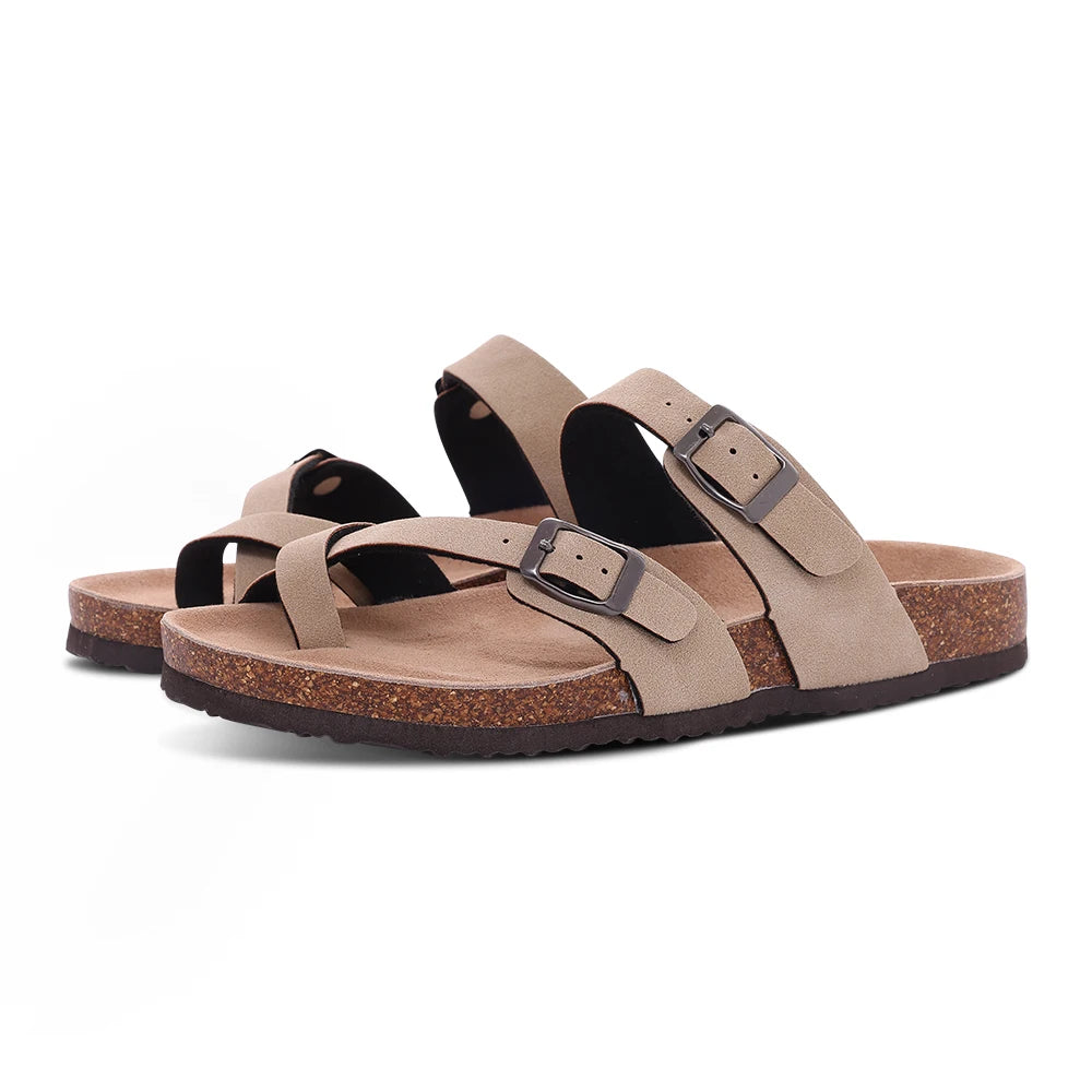 Comwarm Kork-Sandalen Unisex – Weich, Rutschfest & Sommerlich