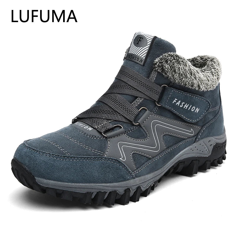 LUFUMA Herren Winterstiefel mit Kunstfell – Warm & Wasserdicht