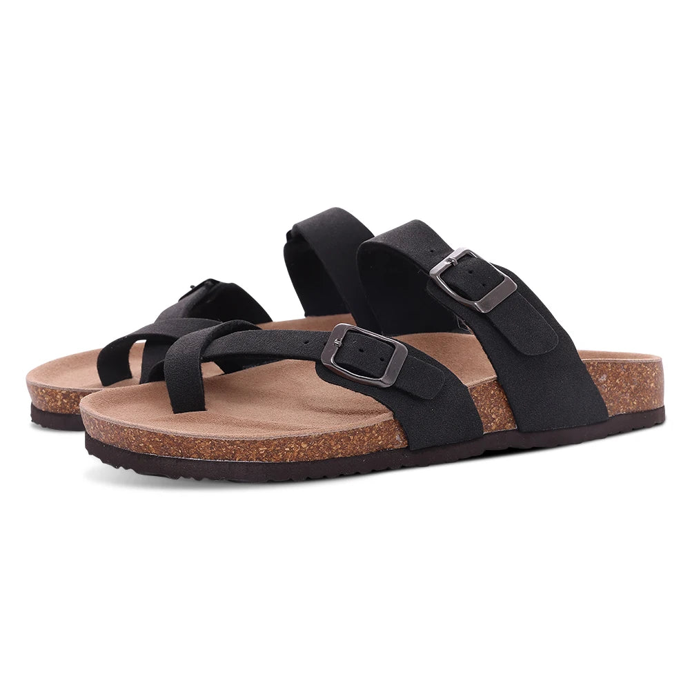 Comwarm Kork-Sandalen Unisex – Weich, Rutschfest & Sommerlich