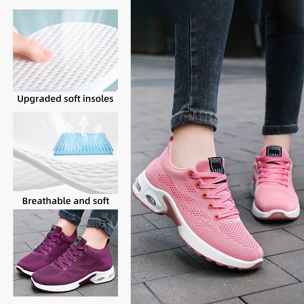 Damen Laufschuhe mit Air-Cushion – Leicht & Atmungsaktiv