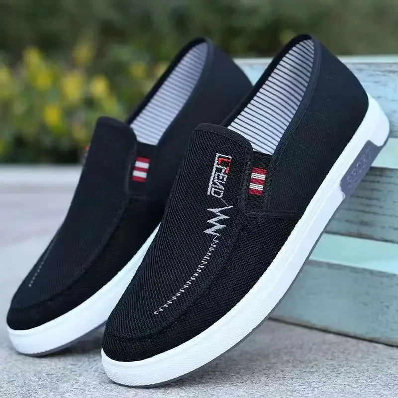 Herren Canvas Slip-On Sneaker – Leicht & Flexibel