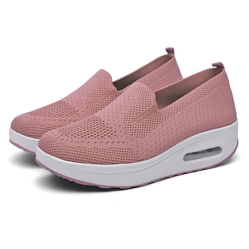 Damen Walkingschuhe mit Air-Cushion – Dick & Bequem