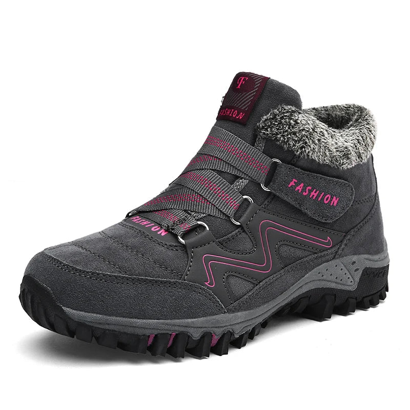 Herren Winterstiefel mit Kunstfell – Warm & Wasserdicht