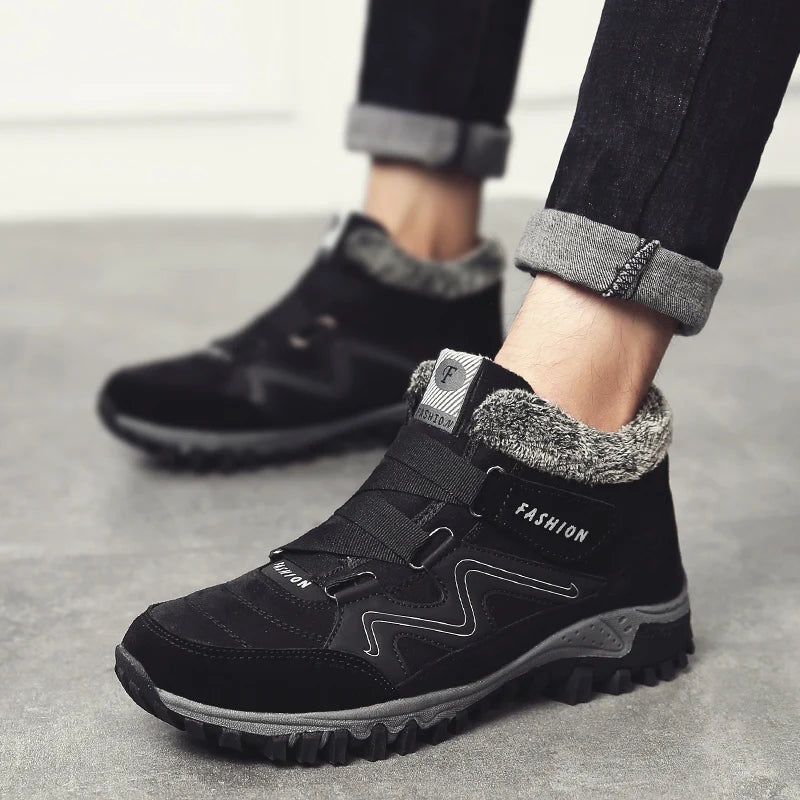 LUFUMA Herren Winterstiefel mit Kunstfell – Warm & Wasserdicht