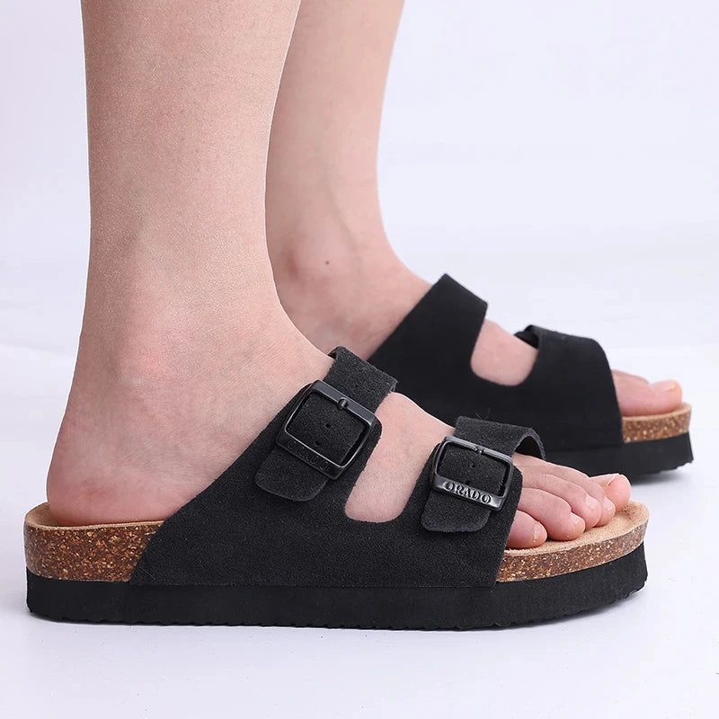 Comwarm Kork-Sandalen Unisex – Weich, Rutschfest & Sommerlich